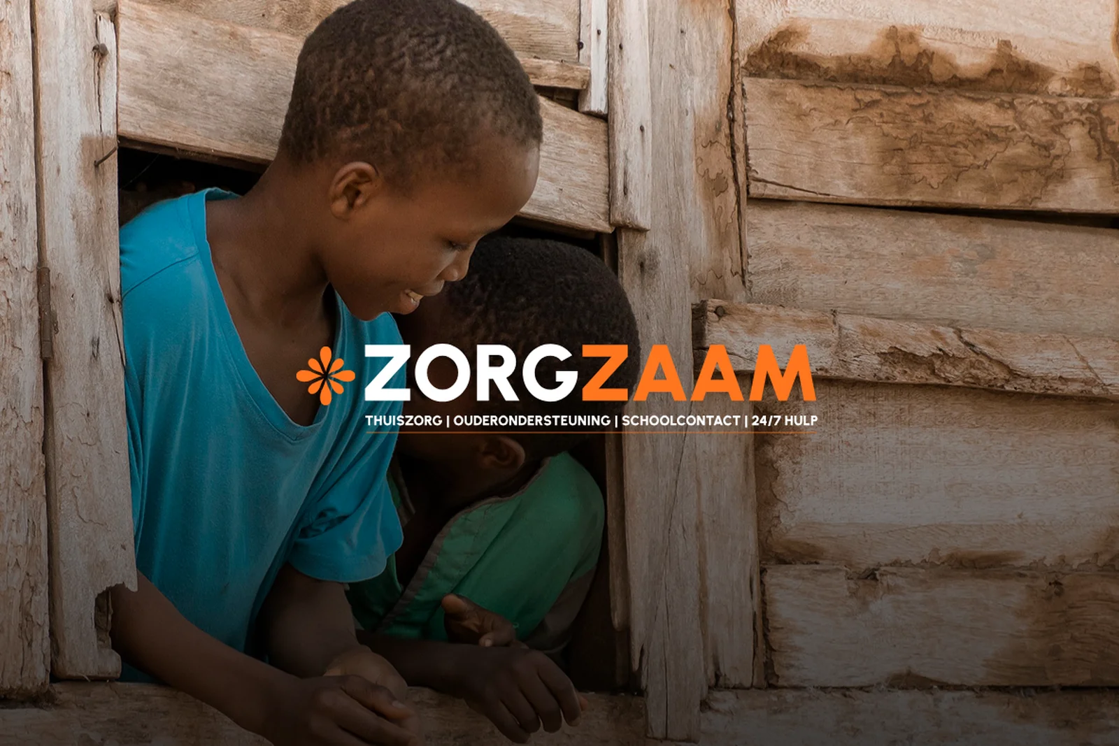 Homepage van zorgzaamthuisbv.nl, ontworpen en gebouwd door Yawm